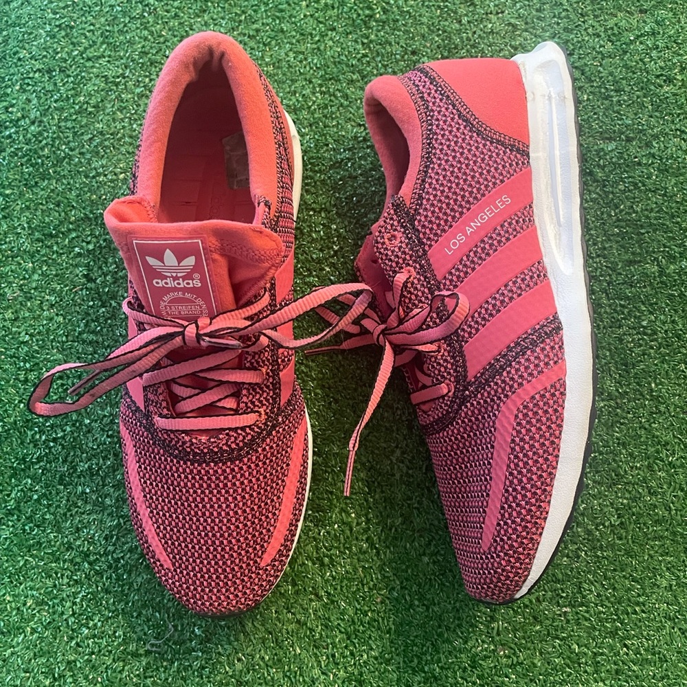 Pink Adidas Los Angeles Runners/Trainers size 10